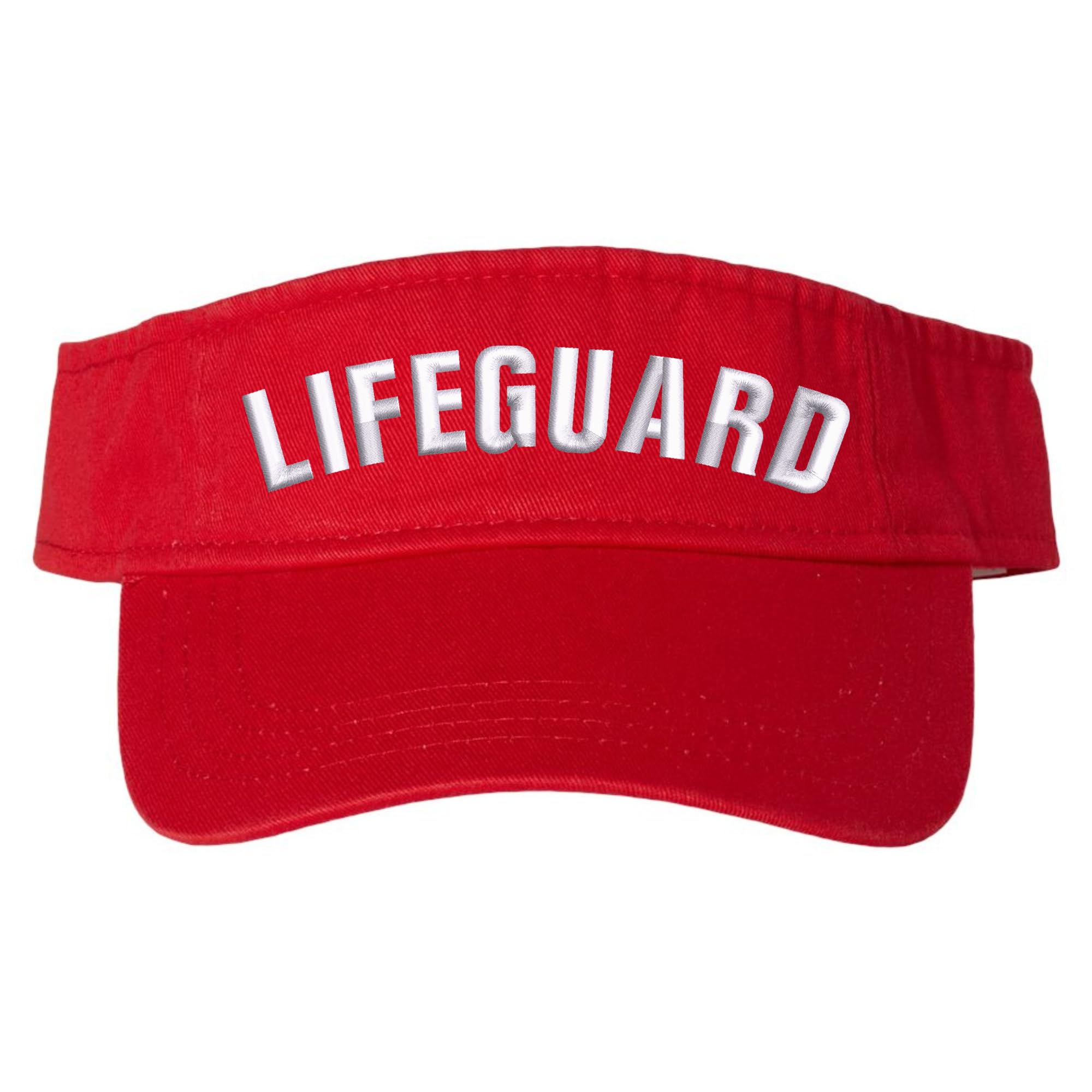 Que Rescue Hat Mua Red Lifeguard Visor Hat | Professional Uniform Pool Sun Beach ...