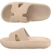 Haifago Cloud Slides for Women and Men Cushion Recovery Pillow Sandals, Memory Foam House Shower Slippers for Woman Comfort Platform Non-Slip