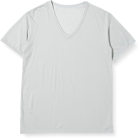 Amazon アツギ インナーシャツ Airy Through エアリースルー 半袖 吸汗速乾 抗菌防臭 Vネックtシャツ ファッション メンズ インナーシャツ 通販
