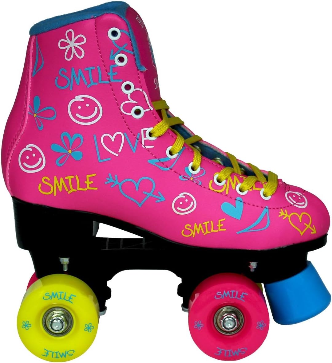 Epic Skates Epic Blush Indoor/Outdoor Fashion HighTop Quad Roller