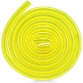 Hipa Fuel Line Hose I.D 1/8" x O.D 3/16" Tubing 3mm x5mm 10-Feet (3-Meter) | Yellow Clear Fuel Line for Small Engines Weedeater Weed Wacker Lawn Mower Chainsaw Leaf Blower Models