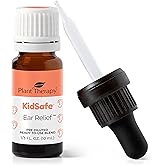 Plant Therapy KidSafe Ear Relief Essential Oil Ear Drops Blend Pre-Diluted 10 mL (1/3 oz) 100% Pure, Kid Safe, Natural Eardro