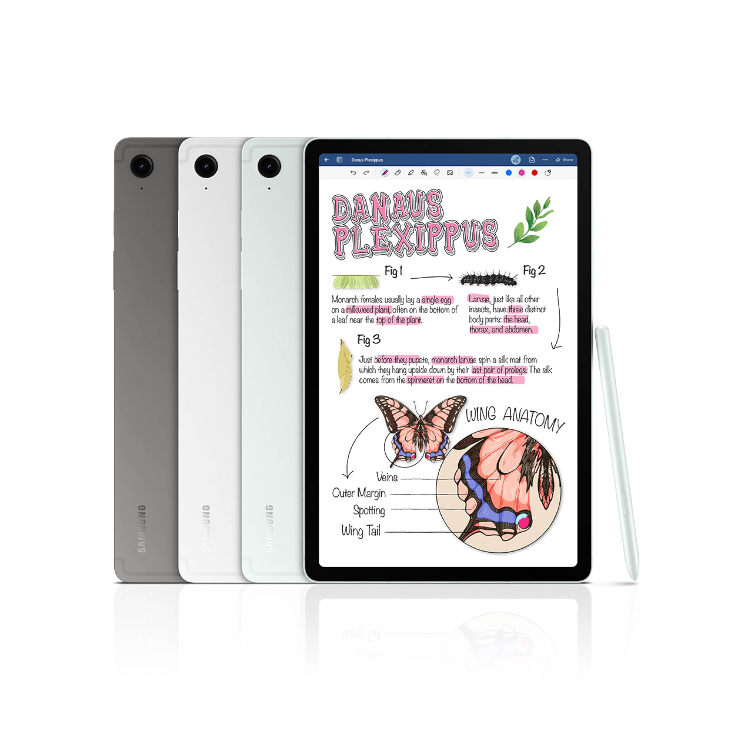 SAMSUNG Galaxy Tab S9 FE Wi-Fi 10.9” 128GB, Android Tablet + Free Smart Book Cover, IP68 Water- and Dust-Resistant, Long Battery Life, Powerful Processor, S Pen, 8MP Camera, US Version, 2023, Mint