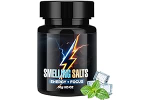 Cpulnox Powerful Salts for Athletes, Activate Before Smelling, Salts for Wake-up Athletes in Powerlifting, Football and Fitness - Instant Energy, Boosted Focus & Extra Strength | BLUE-30g-6