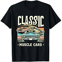 Amazon.com: Old School Classic - 50's American Car Graphic Men and