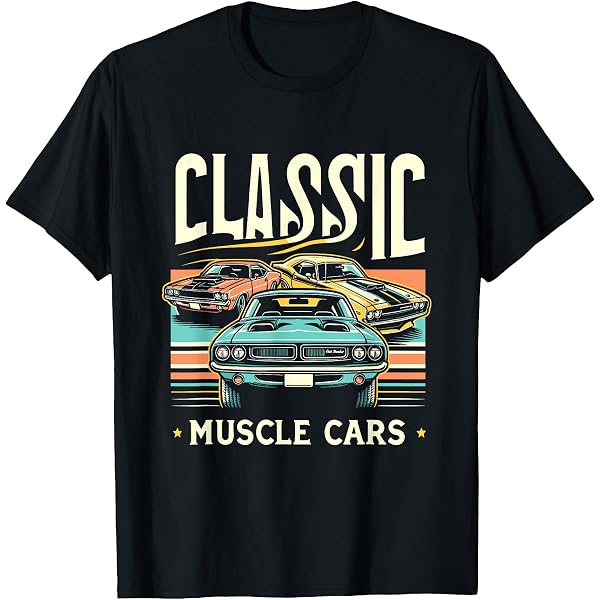 Amazon.com: Plymouth Classic American Muscle Cars T-Shirt