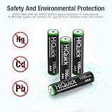 HiQuick 16 x AAA Ni-MH 1100mAh Rechargeable Batteries High Capacity view 6