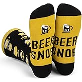 Lavley Beer Snob Funny Socks For Men - Novelty Gifts For Beer Lovers