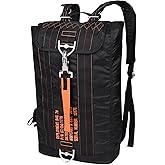 Miramrax Tactical Military Backpack Parachute Bag Flight Backpacks Day Pack Nylon Rucksacks for Men and Women for Travel Outdoor Hiking Camping Trekking Climbing College Black