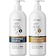 Edenika Botanicals Chamomile Shampoo and Conditioner Set, Calming Formula with Certified Organic and Natural Ingredients Intense Nourishment Makes Hair Feel Soft and Smooth 16oz Each