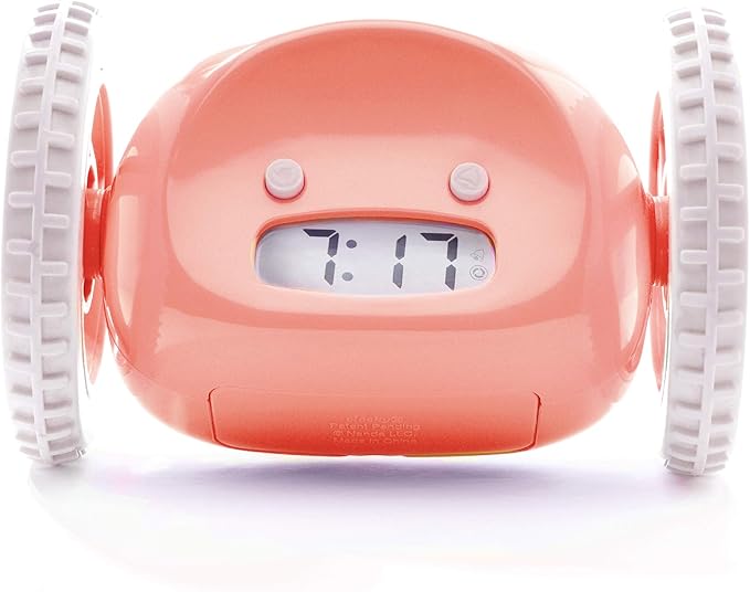 Clocky Alarm Clock on Wheels (Original) Extra Loud for Heavy Sleeper