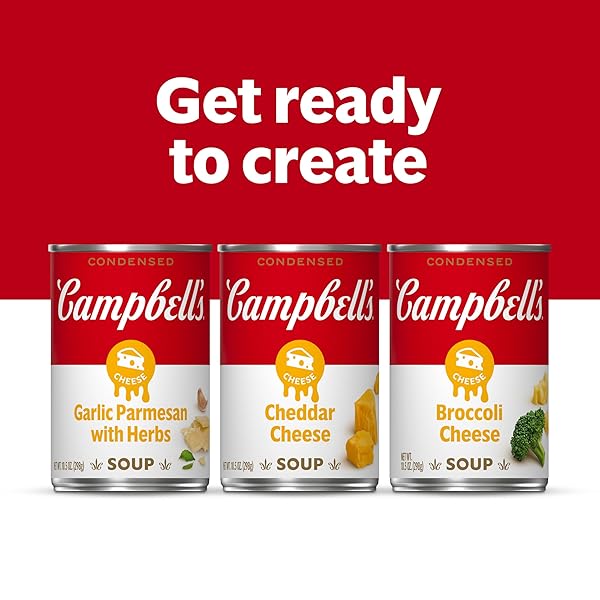 CAMPBELL’S CONDENSED CHEDDAR CHEESE SOUP, 10.5 OZ CAN
