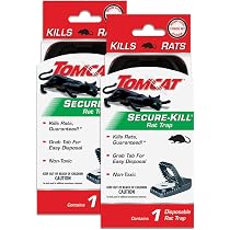 Amazon.com : Tomcat Secure-Kill Rat Trap, Features Aggressive ...