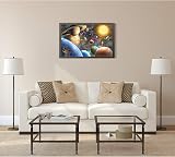 Nattork Jigsaw Puzzle 1000 Pieces Space Planet 70x50 cm with Poster view 5