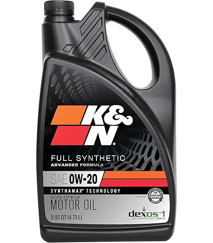 Amazon.com: K&N Motor Oil: 5W-20 Synthetic Engine Oil