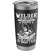 Welder The Pain is Real For Proud Skilled Workers Craft Stainless Steel Insulated Tumbler