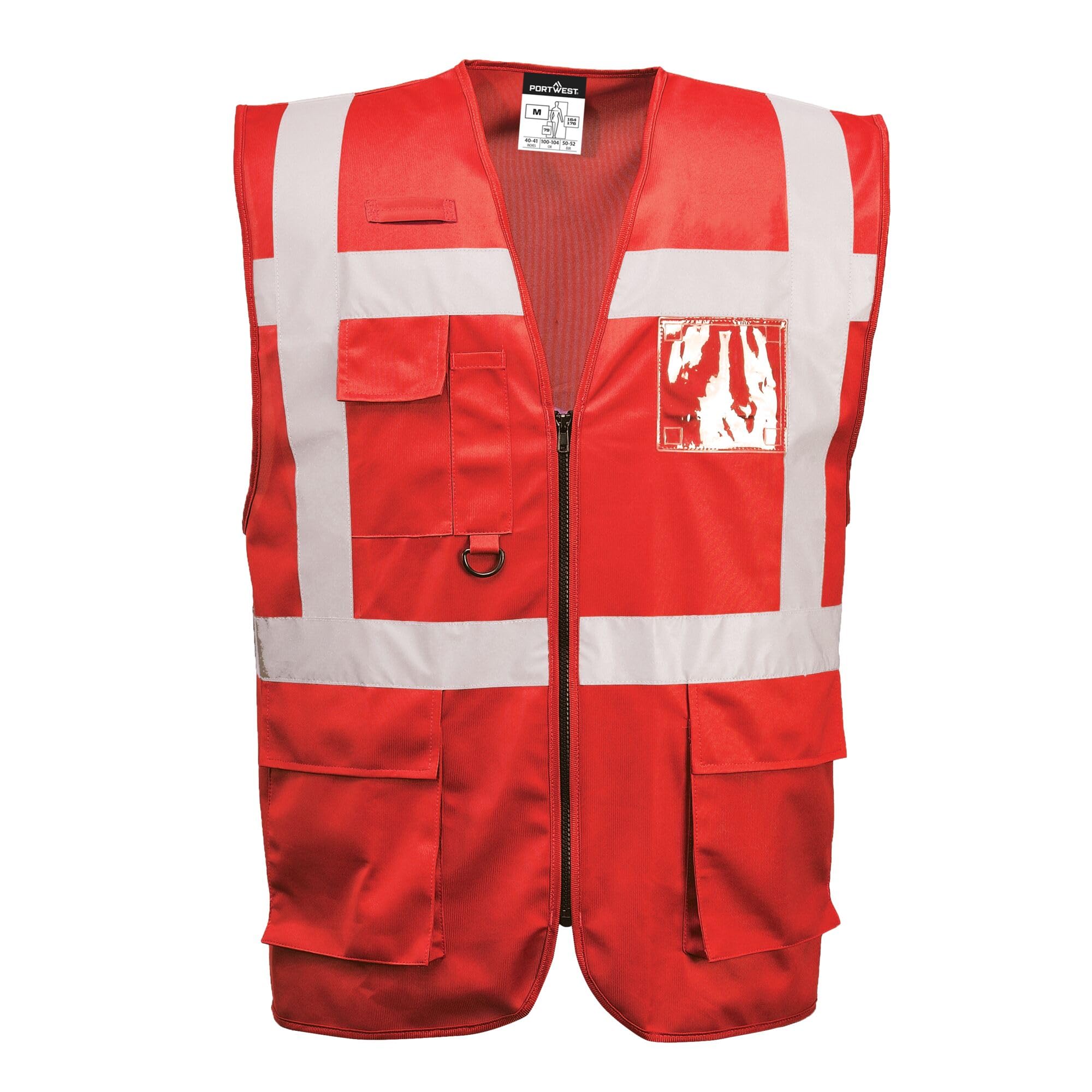 Portwest Iona Executive Vest, Size: XXL, Colour: Red, F476RERXXL