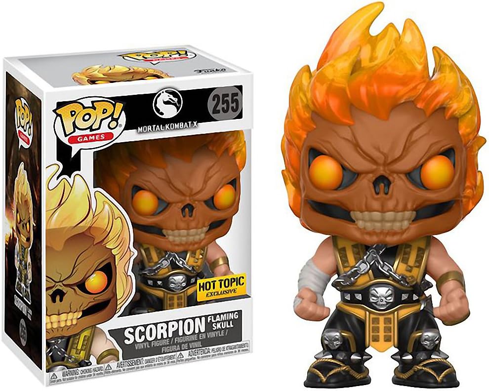 funko pop flaming skeleton