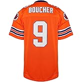 9 Bobby Boucher The Waterboy Adam Sandler Movie Mud Dogs Bourbon Bowl Stitched Football Jersey