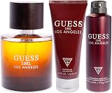 Guess 1981 Los Angeles For Men 3 Pc Gift Set 3.4Oz Eau de Toilette Body Spray view 2