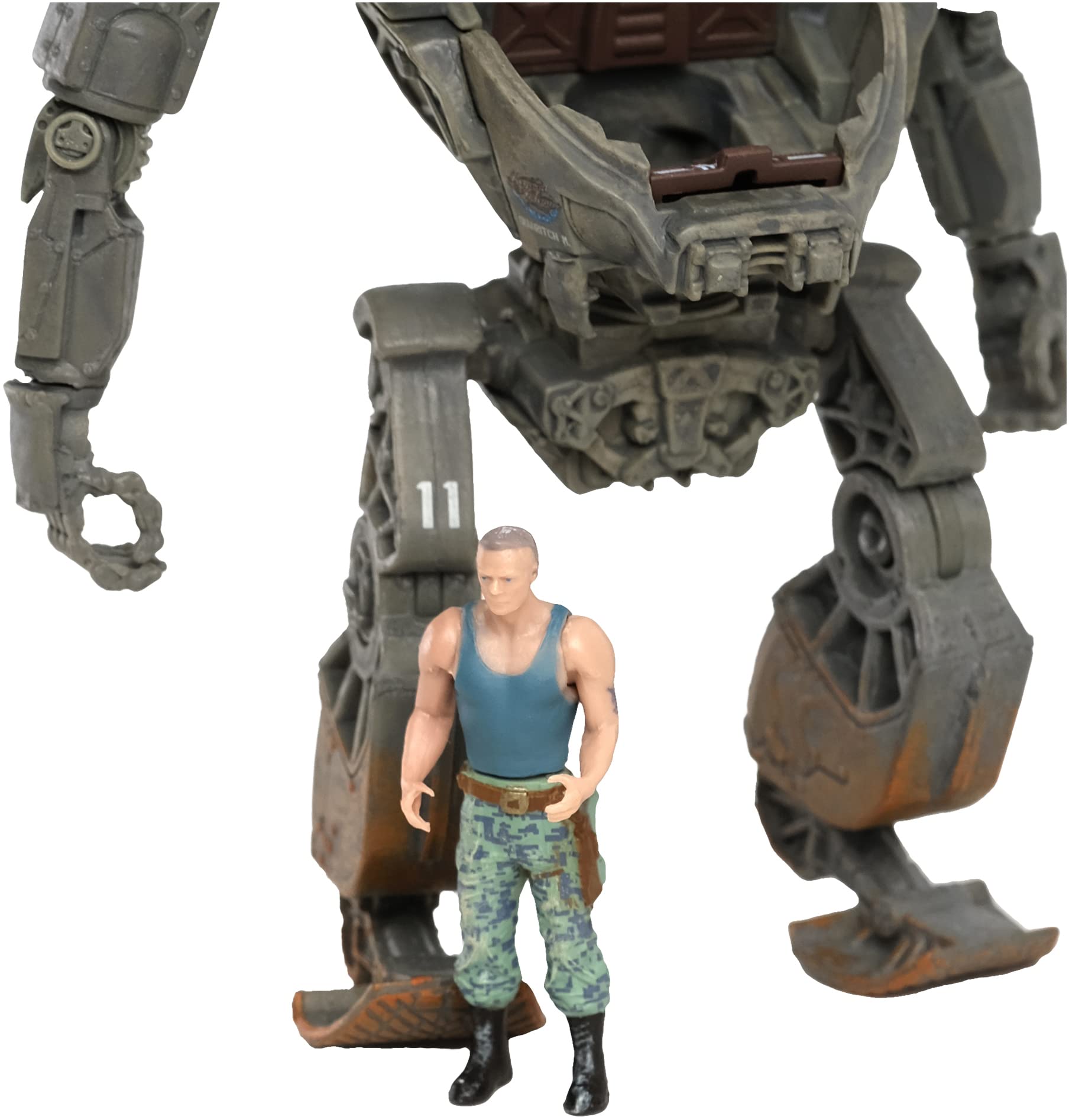 McFarlane Toys - Disney Avatar – World of Pandora Miles Quaritch and AMP Suit Avatar Movie Action Figure – Disney Toys – collectible Figure – Ages 8+
