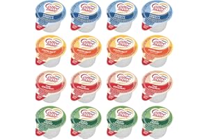 Coffee mate Liquid Non-Dairy Creamer Singles Variety Pack, Non Dairy, No Refrigeration - Box Of 100 - Packaged By Obanic (4 Flavor Variety)