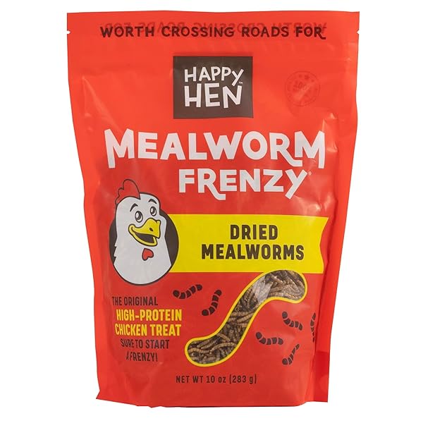 HAPPY HEN TREATS MEALWORM FRENZY, 3.5-OUNCE