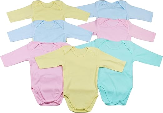 solid color long sleeve onesies