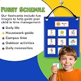 Sanlebi Visual Timetable 86 PECS Cards Now and Next Board for Kids view 5