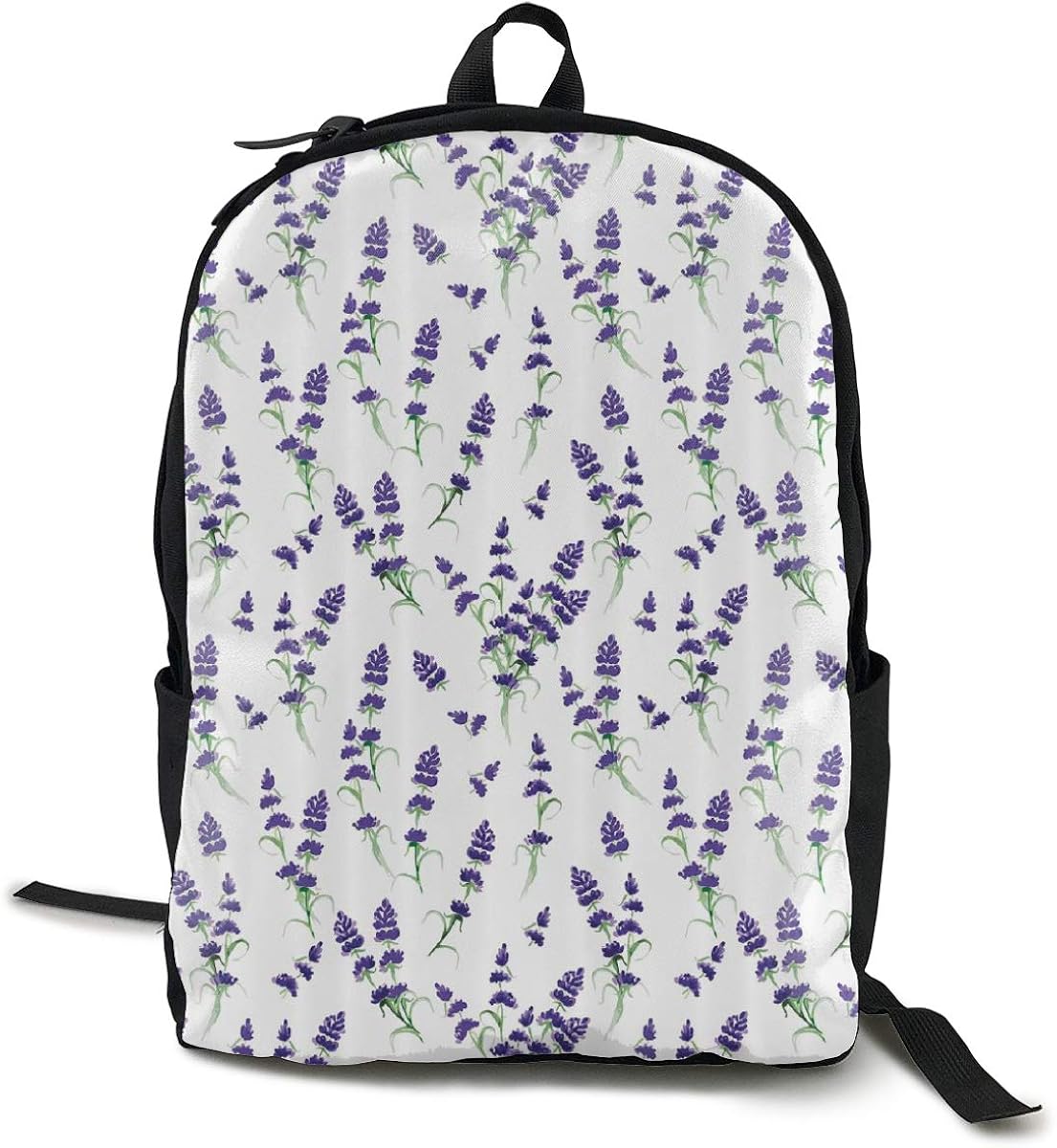 School Backpack Lavender Flowering Fragrant Pale Plant Fits