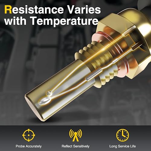 BAIXINDE Coolant Temperature Sensor 56027873 For Jeep Grand Cherokee Liberty