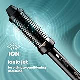 REVAMP Big Hot Brush Round Thermal Styler 180°C Ionic Jet Tech Black view 4