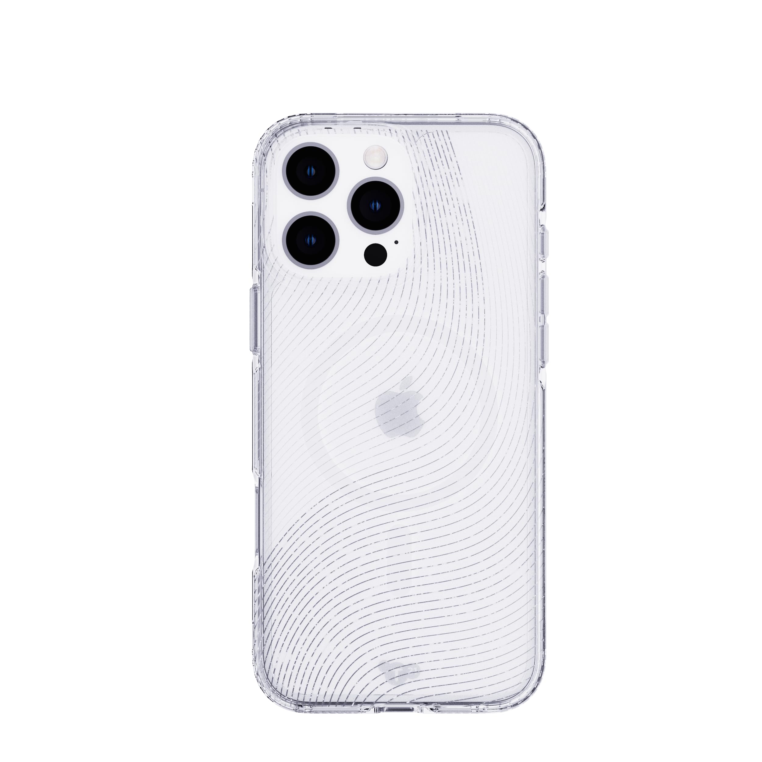 Tech21 EvoSparkle for iPhone 16 Pro Max Compatible with MagSafe - Impact Protection Case - in Zen Clear