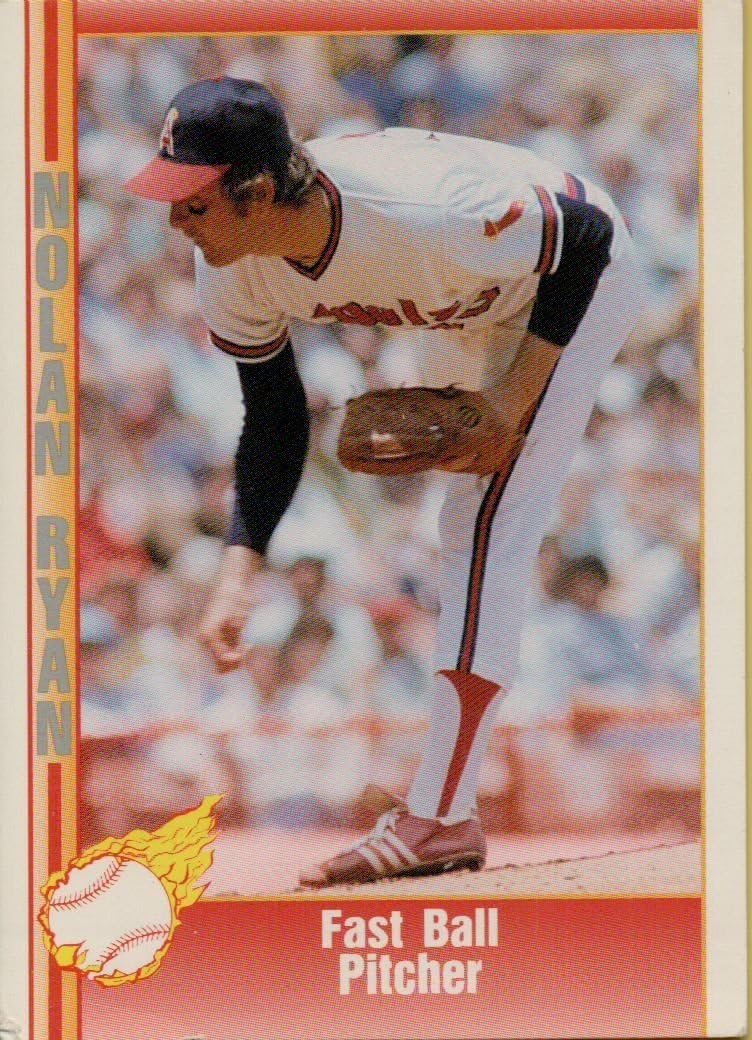 NOLAN RYAN 1991 PACIFIC "FAST BALL PITCHER" BASEBALL CARD 137
