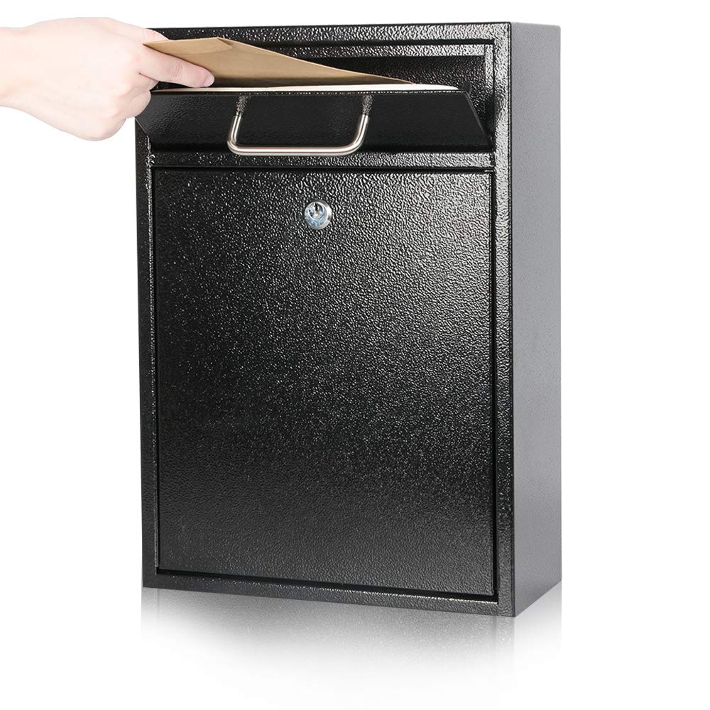KYODOLED Steel Key Lock Mail Boxes Outdoor, Locking