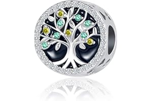 OutstandLong Family Tree of Life Charm Infinity Mom Grandma Wife Dangle Bead for Pandora Bracelets Necklaces Mothers Day