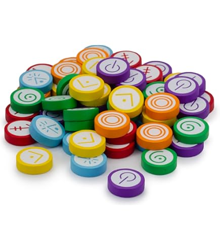 Stonemaier Games – Monedas De Metal De Ciencia Ficción Vantage – Set De 45 Monedas De Zinc – Ideal Para Mejorar Tus Juegos De Mesa