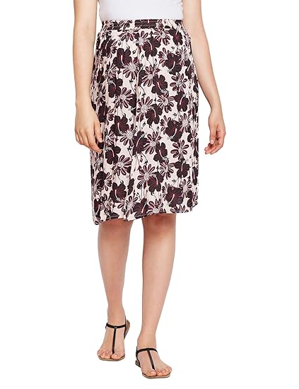 Women's Viscose Floral Maternity Skirt (Multicolor)