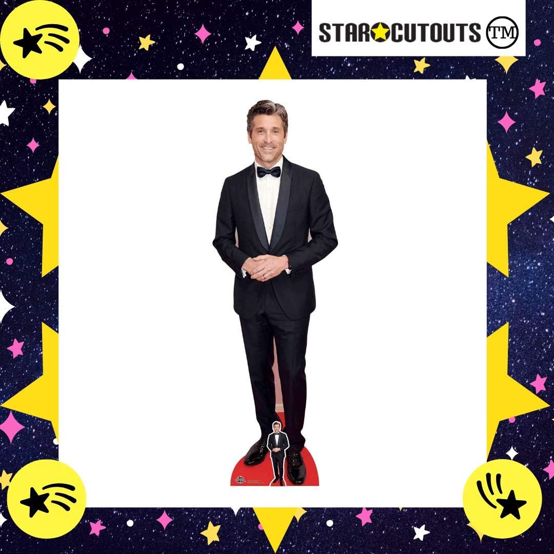 CS907 Star Cutouts Life Size Cardboard Cutout l Patrick Dempsey Smart Suit l Real Birthday Gifts for Women Men, Fans - Image 4