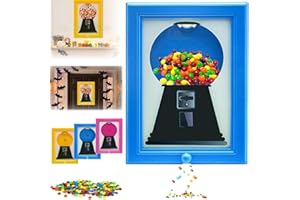The Original Candy Dispenser and Gumball Machine in a Picure Frame. All Kinds of Treats. Hang on a Wall, Stand on a Table, Bi