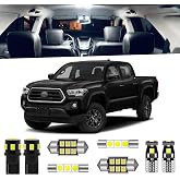 ENDPAGE 10-Pieces White Tacoma LED Interior Light Kit for Toyota Tacoma 2005 2006 2007 2008 2009 2010 2011 2012 2013 2014 2015 2016 2017 2018 2019 2020 2021 2022 + License Plate Lights, Install Tool