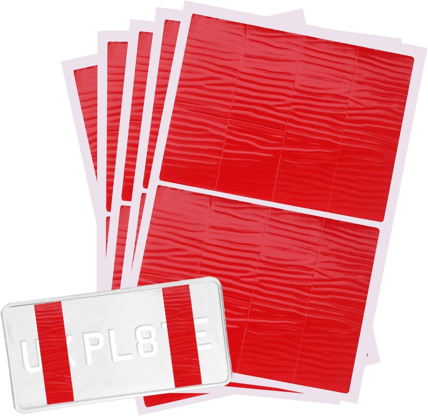Number Plate Sticky Pads,Hoiny 40 Pcs Double Sided Sticky Foam Pads for