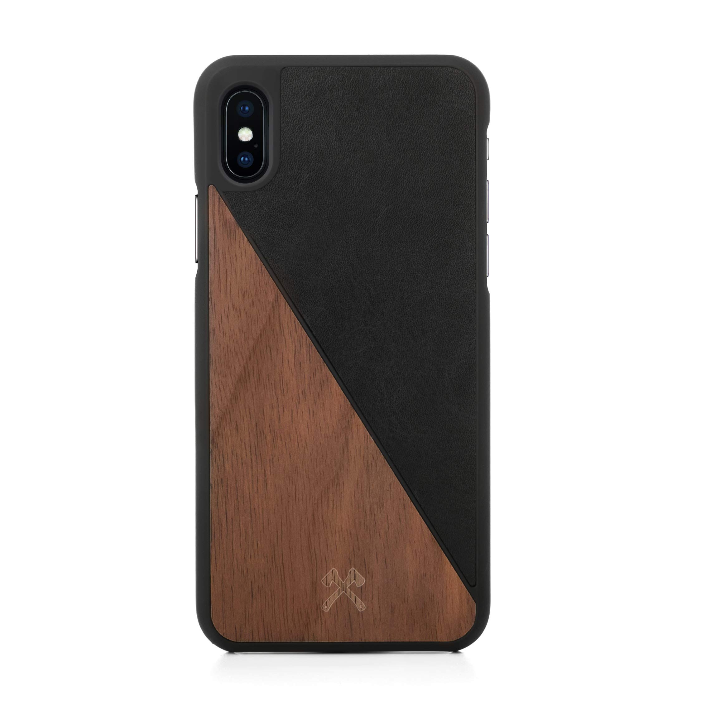 Woodcessories - Case Compatible with iPhone Xs Max, Made of Real Wood, EcoCase Split ECO284