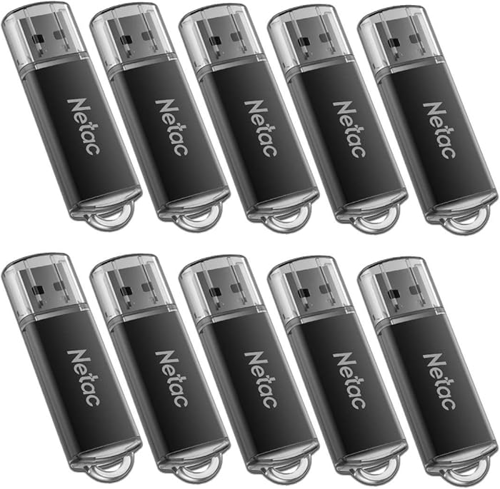 USB Flash Drive 16GB x 10 - USB 2.0 Interface Digital, Thumb Drive with Indicative Light, Compatible with Computer/Laptop/External Memory Storage, Stick Jump Drive for Photo/Video Backup - G358