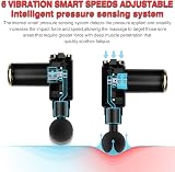 cotsoco Mini Massage Gun Deep Tissue 6 Speeds 4 Heads 1800mAh Type-C view 6