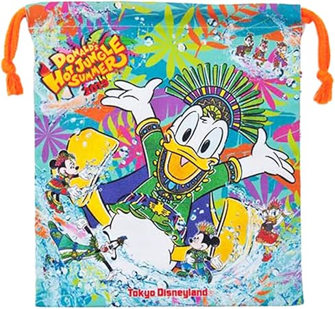 Amazon Co Jp ドナルドのホットジャングルサマー 19 ランド 巾着 ミッキー ミニー ドナルド 他 きんちゃく 小物 入れ 袋 ディズニー ランド限定 おもちゃ