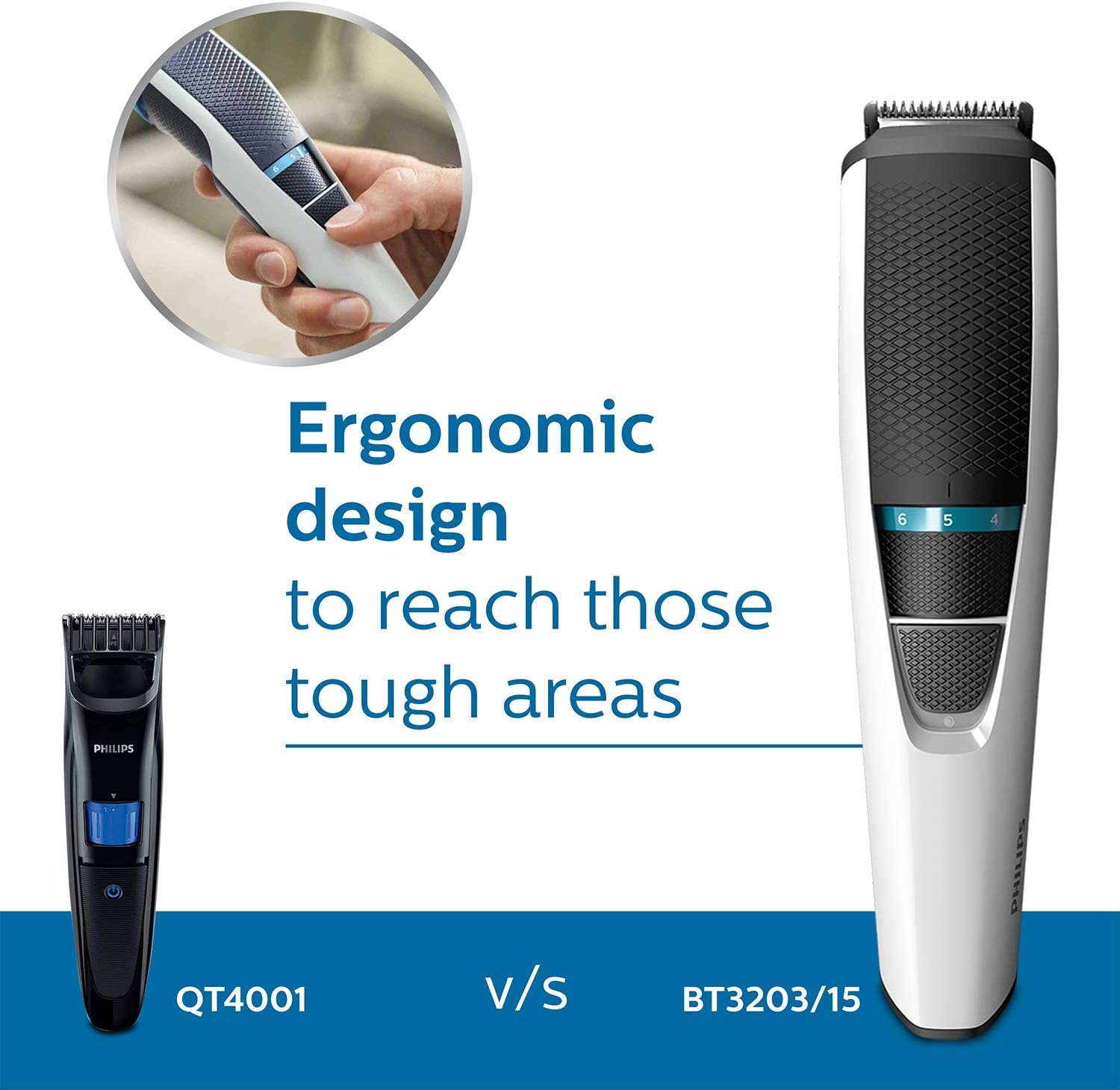 philips trimmer series 3000 qt4001