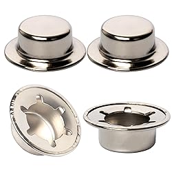 (4-Pack) Calvana 5/8” Push Nut Axle Caps, Spring