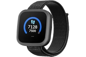 OWKEY Nylon Band Replacement Compatible with Garmin Bounce Kids Watch, Hook & Loop Design Easy for Kids to Put On & Off, Breathable & Washable