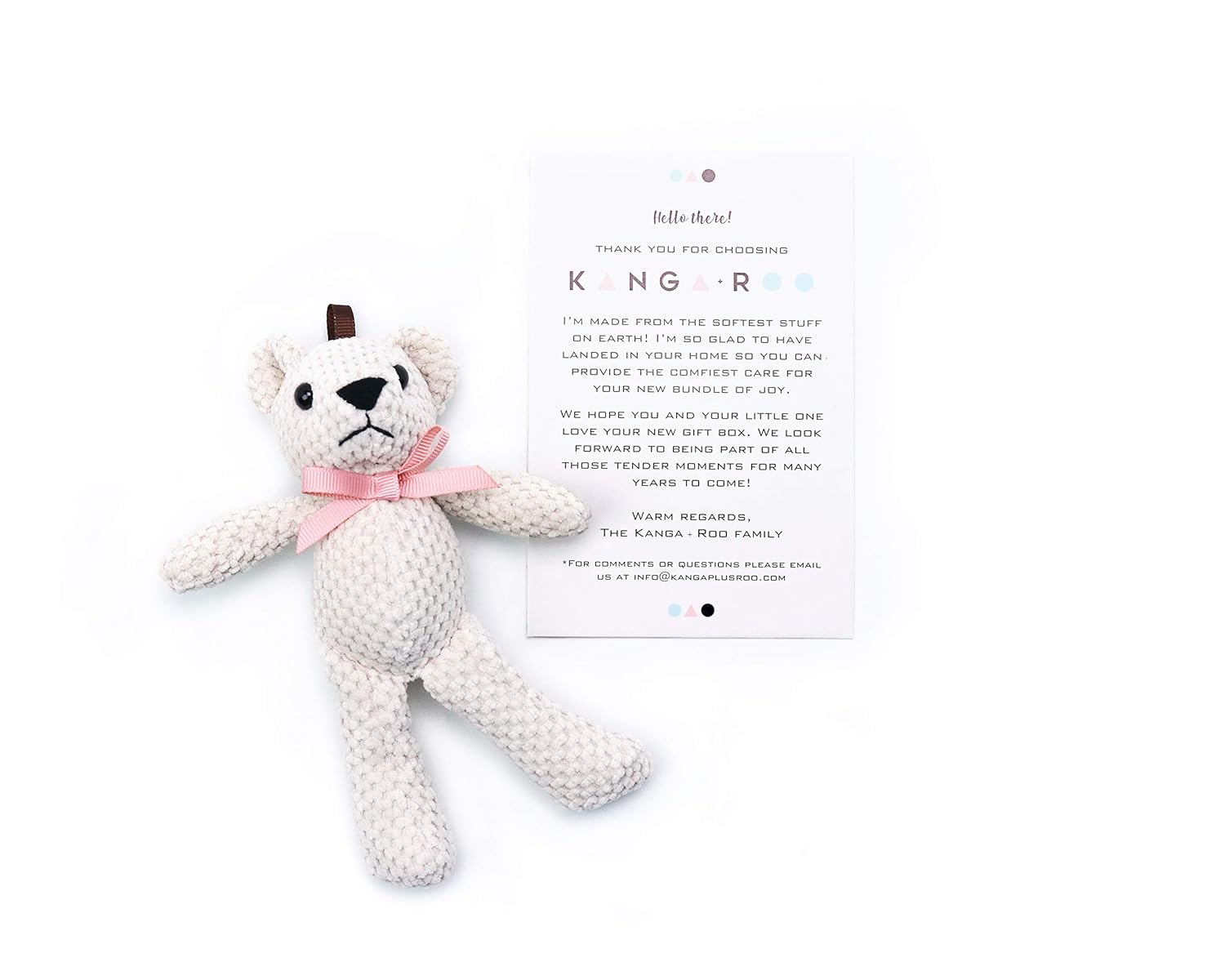 Newborn Baby Gift Basket Set - Shower Gift for Girls. 5 Piece Set. Large Hooded Baby Towel, Washcloth, Cotton Swaddle and Teddy Bear. (Pink) : Baby